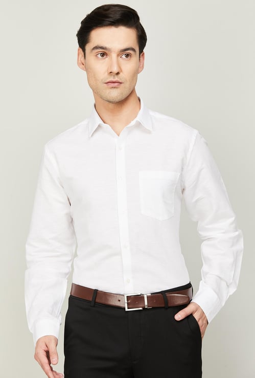ARROW Men Solid Slim Fit Formal Shirt