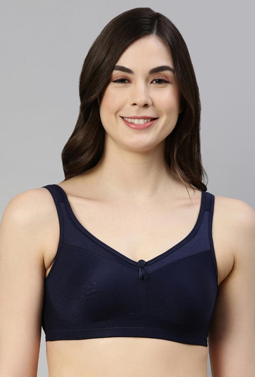ENAMOR Mesh Non-Padded Non-Wired Full Support Bra
