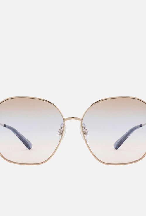 OPIUM Women Solid UV-Protected Geometric Sunglasses - OP-10073-C01