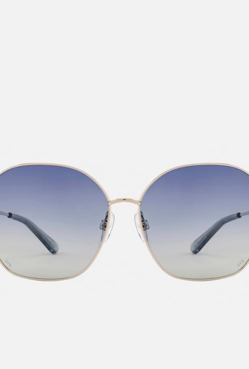 OPIUM Women Metal Frame Polarised Hexagon Sunglasses - OP-10073-C03
