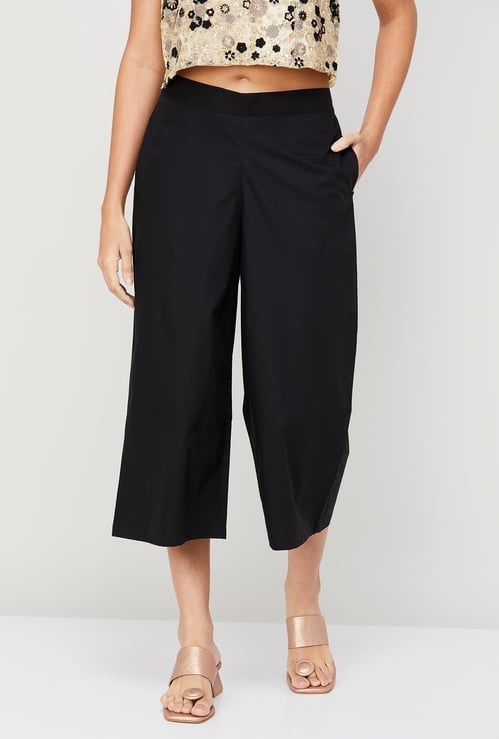 MELANGE Women Solid Culottes