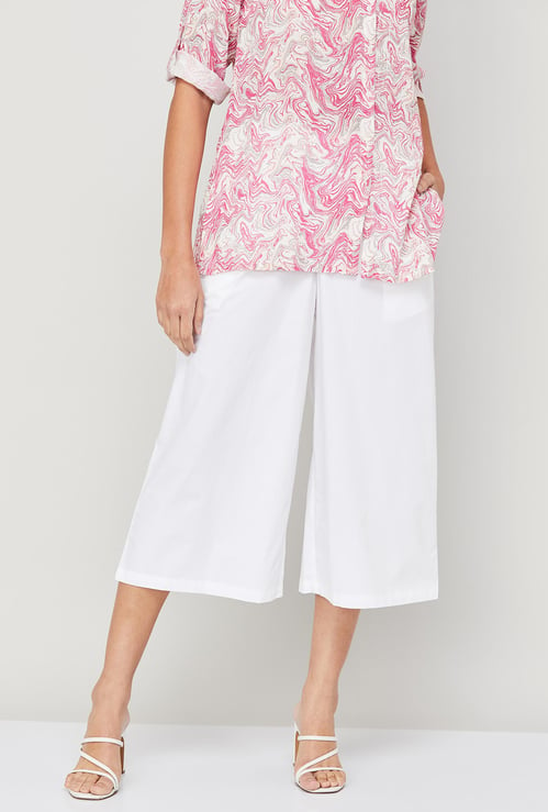 MELANGE Women Solid Culottes