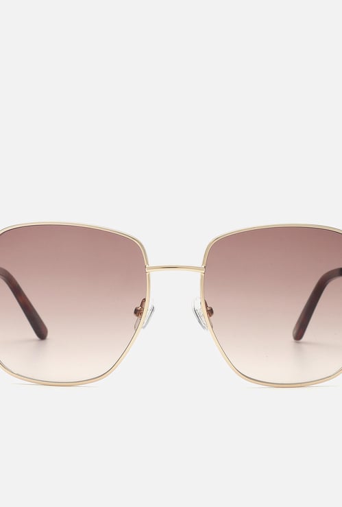 TOMMY HILFIGER Women Solid UV-Protected Square Sunglasses-  TH2607C2GDHAVBR55S