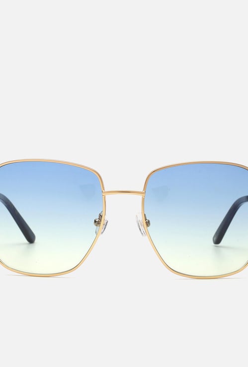 TOMMY HILFIGER Women Solid UV-Protected Square Sunglasses-  TH2607C4KGDBL55S