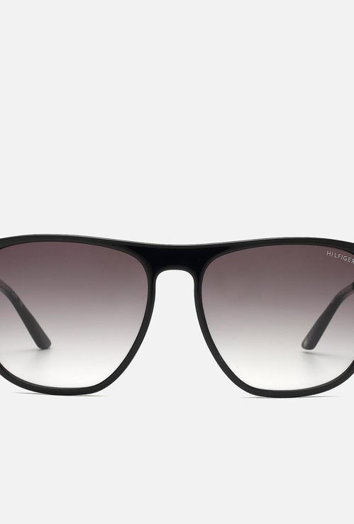 TOMMY HILFIGER Women Solid Full Rim Square Sunglasses - TH2617C1BLKGUNGR60S