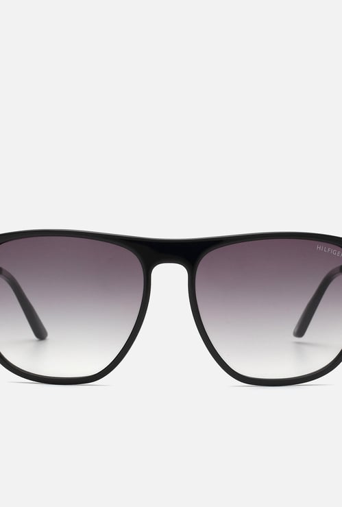 TOMMY HILFIGER Women UV Protected Square Sunglasses - TH2617C3BLKGDGN60S