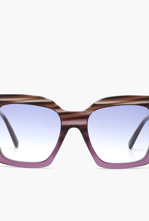 TOMMY HILFIGER Women UV Protected Cat-Eye Sunglasses - TH2620C6VILSIBL53S