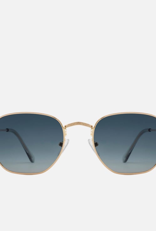 FORCA Men Polarized Geometric Sunglasses - FR-GE2-1036-C04P-51