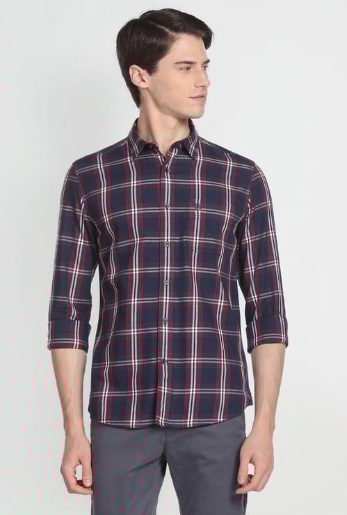 U.S. POLO ASSN. Men Checked Regular Fit Casual Shirt