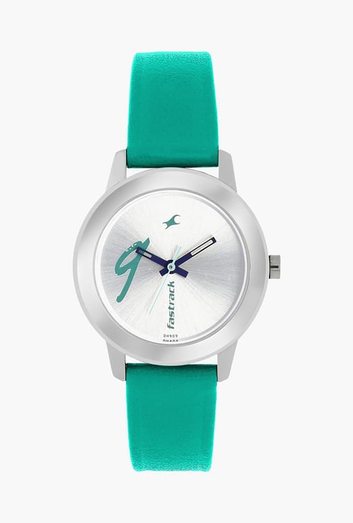 FASTRACK Tropical Waters Women Analog Watch with Leather Strap - NR68008SL06