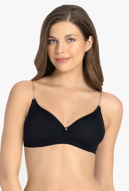 AMANTE Solid Padded Non-Wired T-shirt Bra