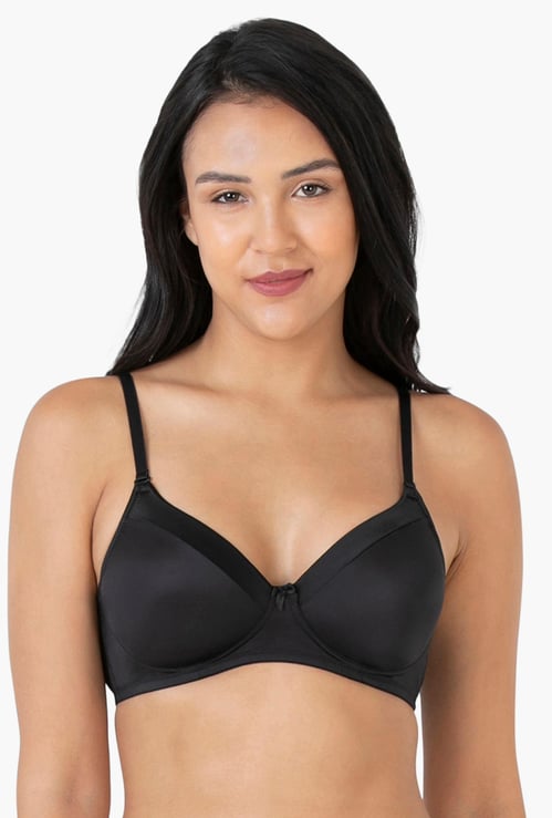 AMANTE Printed Padded Non-Wired T-shirt Bra