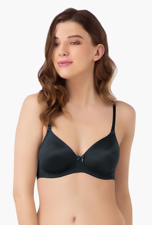 AMANTE Solid Padded Non-Wired Bra