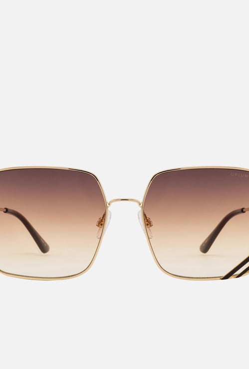 OPIUM Women Solid UV-Protected Square Sunglasses- OP-10121-C01