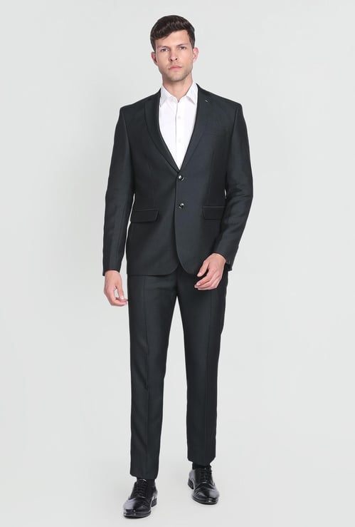 ARROW Men Textured Regular Fit Two-Piece Suit
