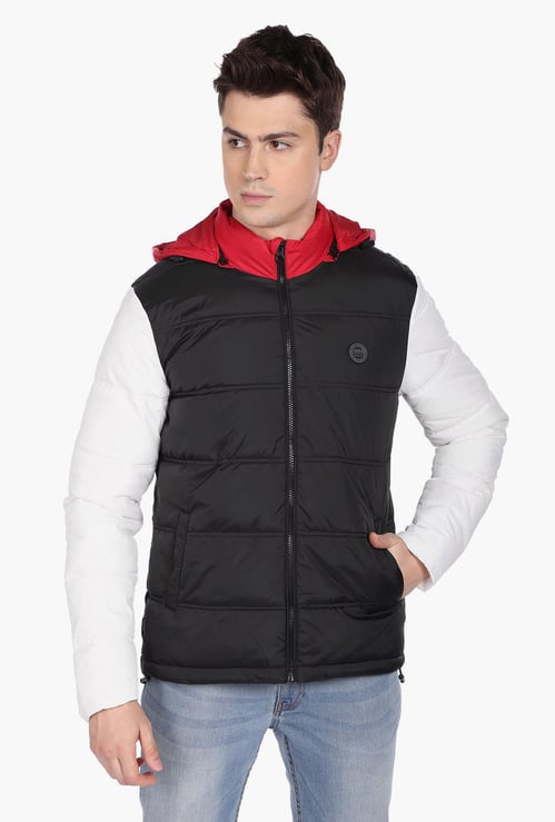 U.S. POLO ASSN. Men Colorblocked Regular Fit Jacket