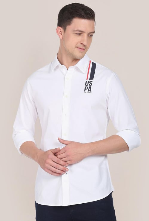 U.S. POLO ASSN. Men Printed Regular Fit Casual Shirt