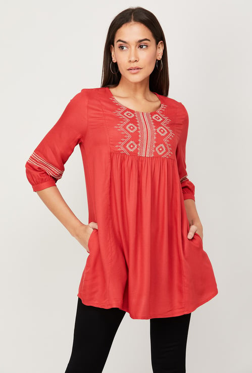 VAN HEUSEN Women Printed Tunic with Pockets