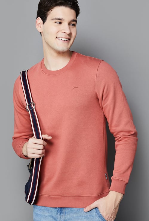 FAME FOREVER Solid Sweatshirt