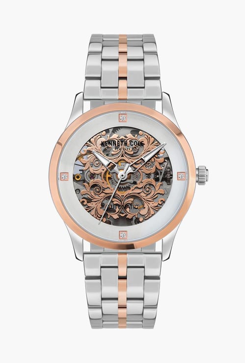 KENNETH COLE Women Skeleton Automatic Watch - NEKCWLL2105402LD