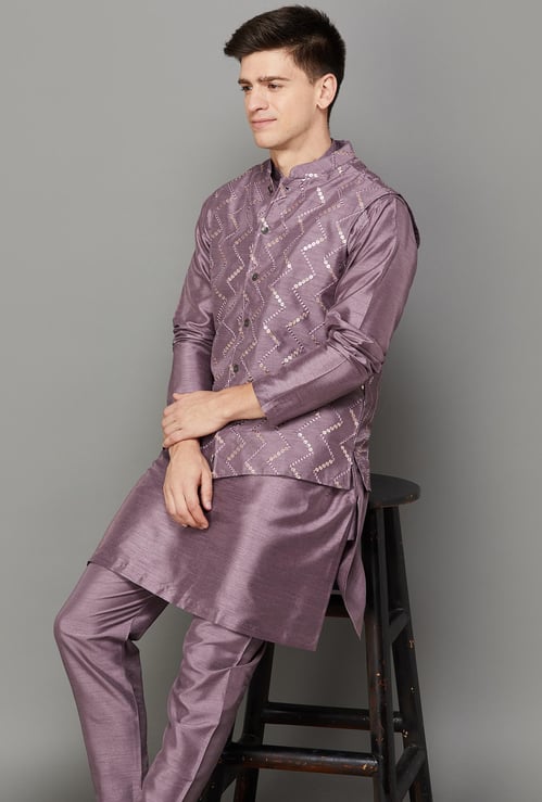 MELANGE Men Embellished Kurta Set