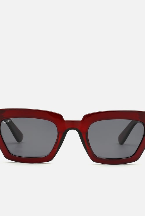 SCOTT Women Polarized Square Sunglasses - SC2922PLHEATHERC2S