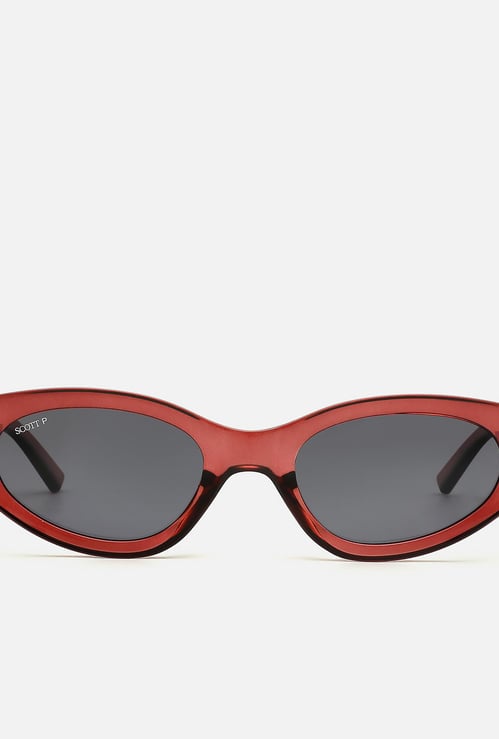 SCOTT Women UV-Protected Cateye Sunglasses - SC2918PLROYCEC2S