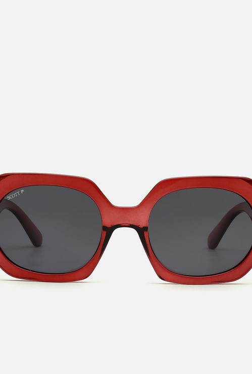 SCOTT Women Polarized Geometric Sunglasses - SC2924PLBROOKLYNC3S