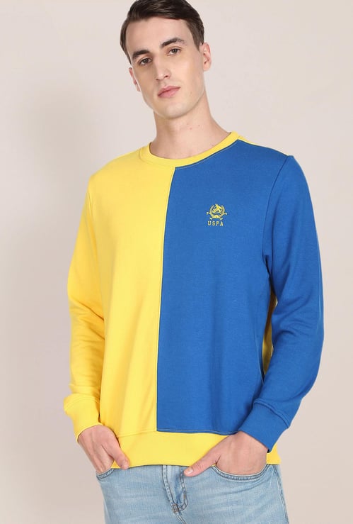 U.S. POLO ASSN. Men Colorblocked Sweatshirt