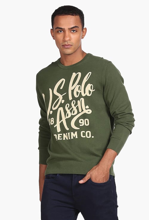 U.S. POLO ASSN. Men Printed Sweater