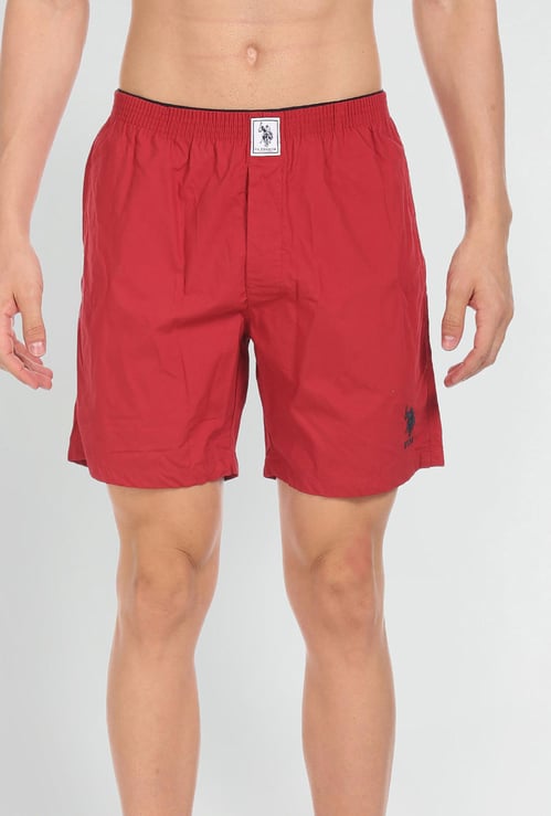 U.S. POLO ASSN. Men Solid Boxers