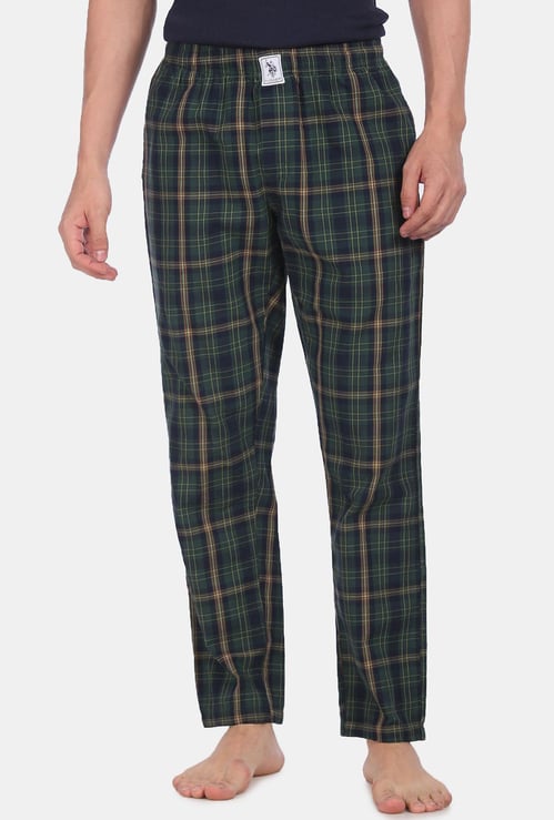 U.S. POLO ASSN. Men Checked Comfort Fit Lounge Pants
