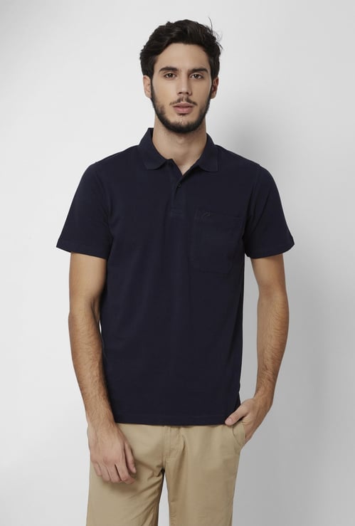 PROLINE Solid Pique Polo Neck T-Shirt