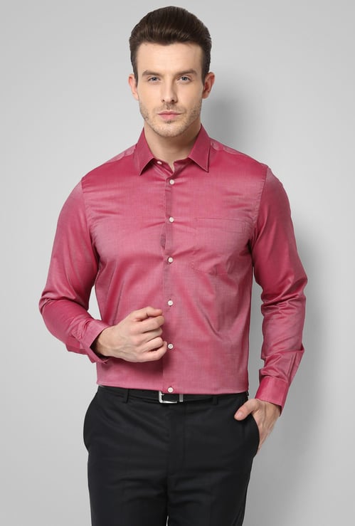 BLACKBERRYS Solid Slim Fit Full Sleeves Shirt
