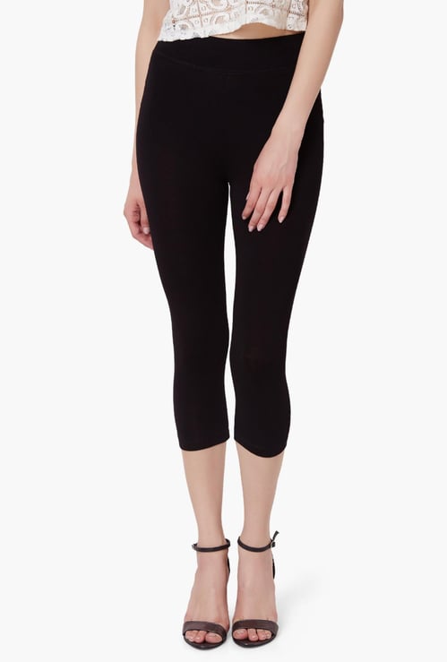 CODE Solid Elasticated Waist Leggings
