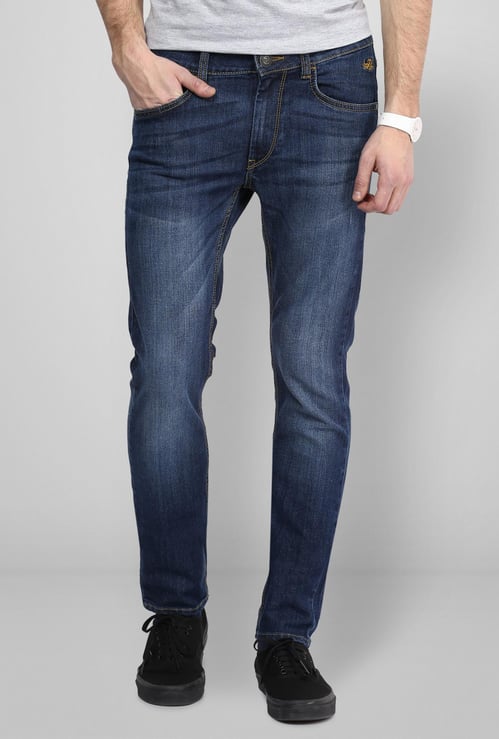FLYING MACHINE Faded Slim Fit Jeans