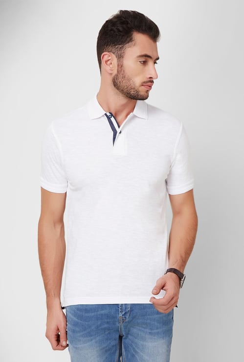 LOUIS PHILIPPE JEANS Polo Neck T-Shirt