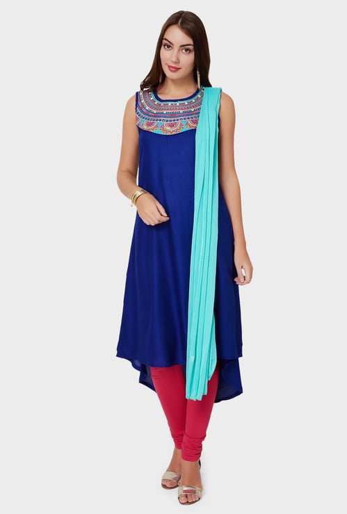 MELANGE Solid Dupatta