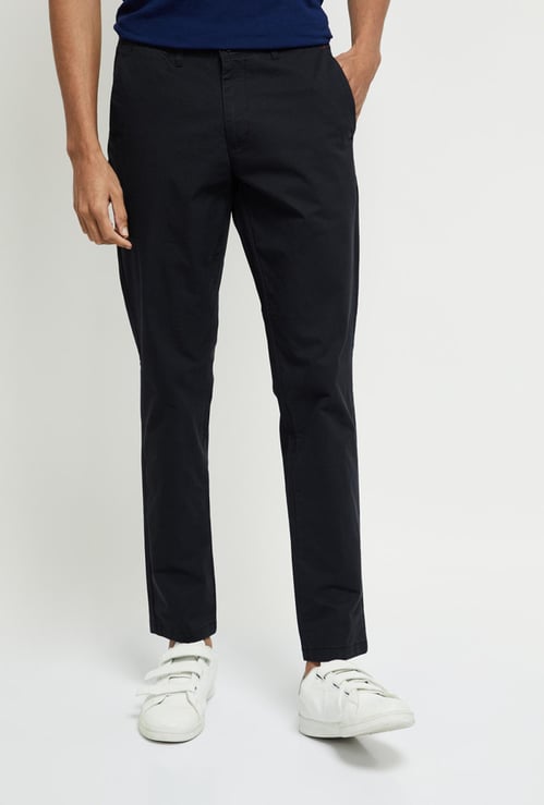MAX Solid Skinny Fit Chinos