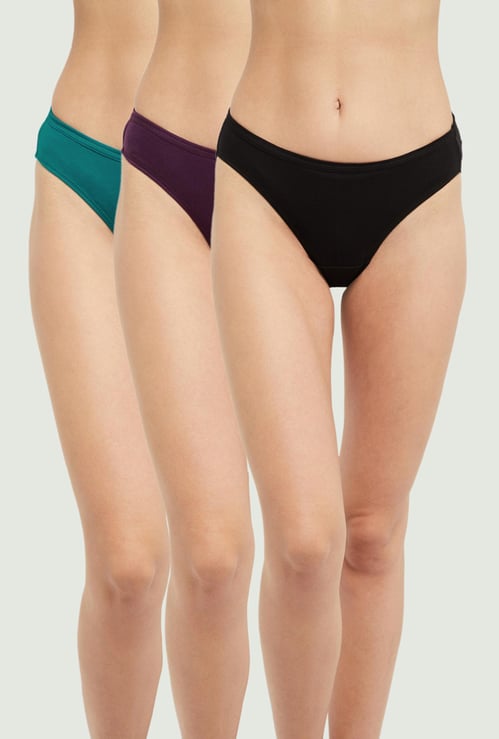 MAX Solid Bikini Panties - Pack of 2