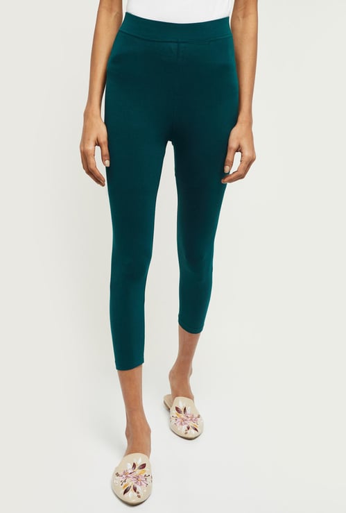 MAX Solid Cropped Leggings