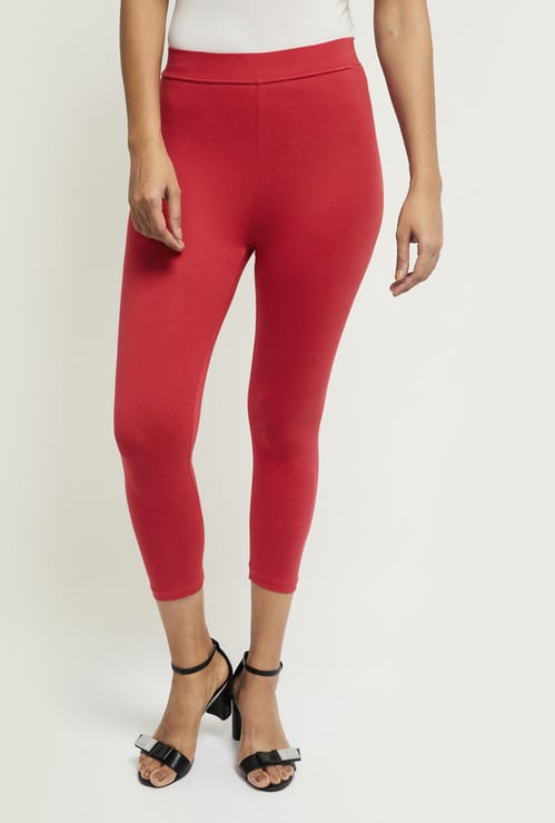 MAX Solid Cropped Leggings