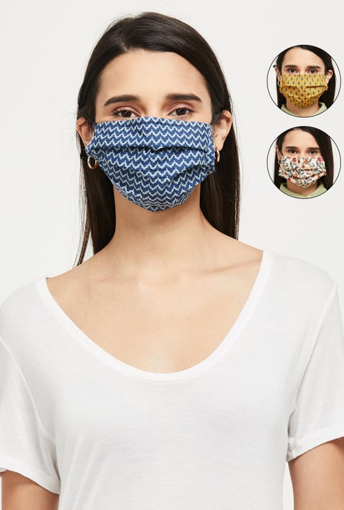 MAX Printed Face Mask - Set of 3