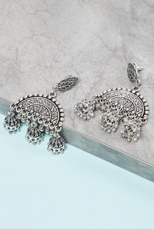 MAX Embossed Drop-Earrings