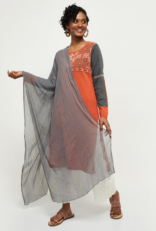Women Solid Dupatta