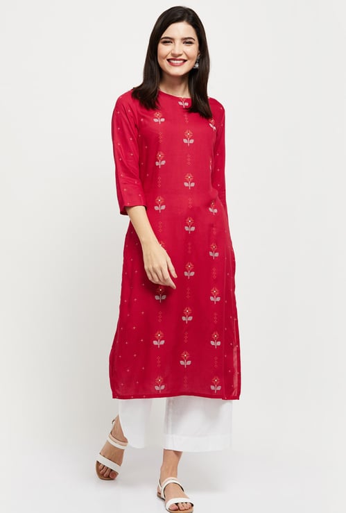 Women Printed Straight Kurta 