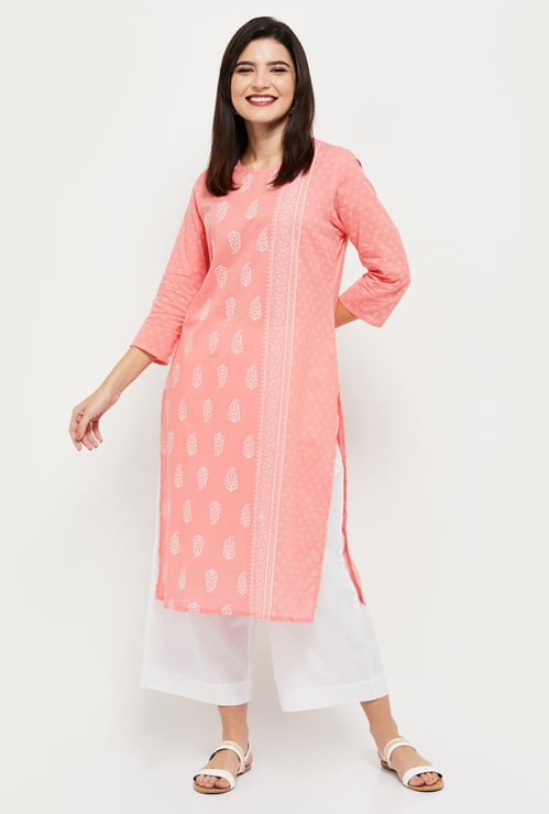 Women Printed Straight Kurta 