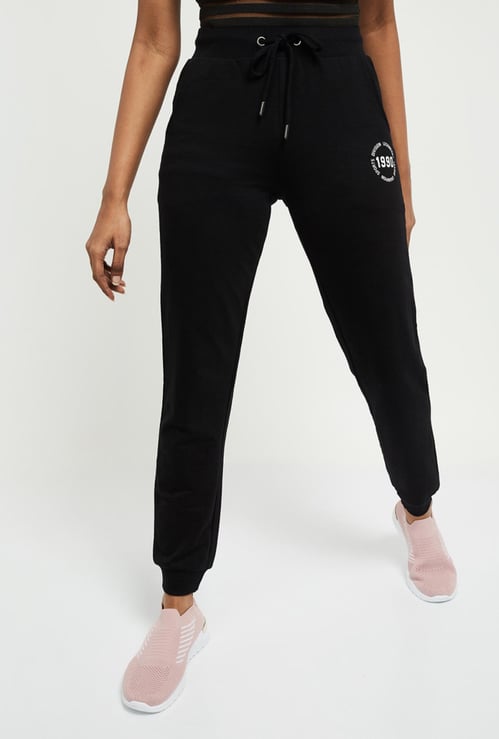 Women Printed Elasticated Joggers 