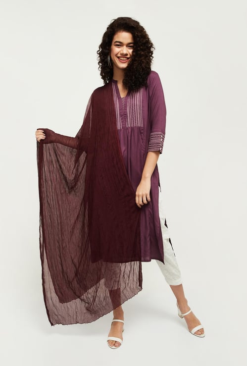 Women Solid Dupatta