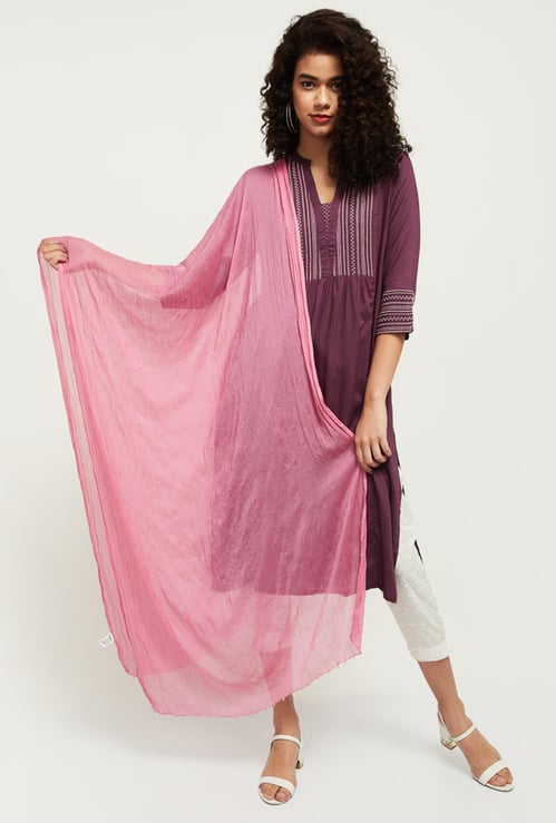 Women Solid Dupatta